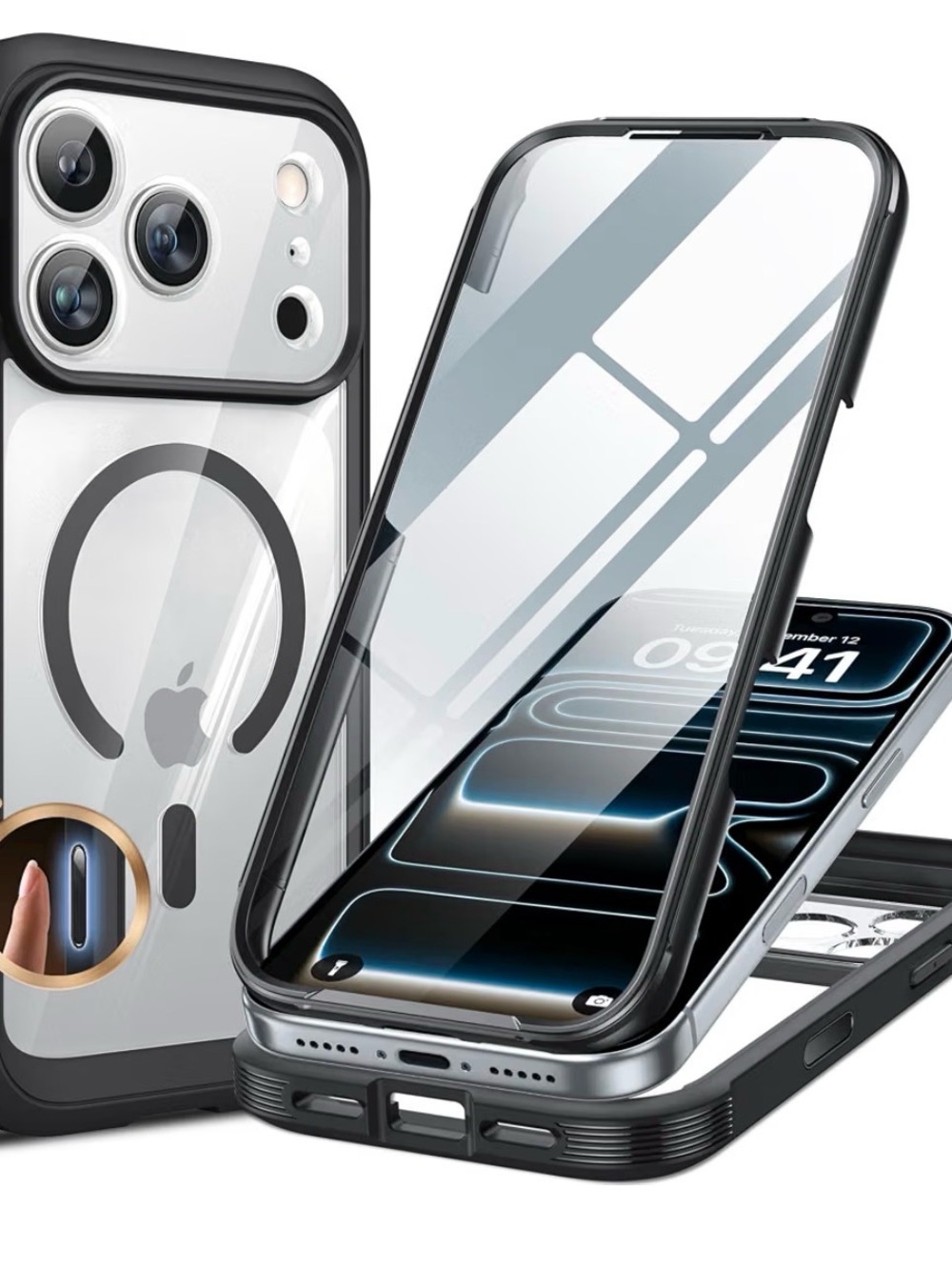 Miracase for iPhone 17 Pro Case 6.3" Full-Body Phone Case